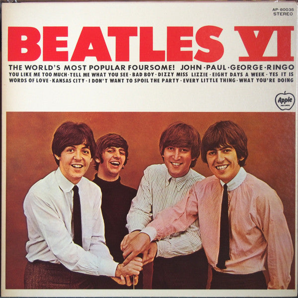 Release: Beatles VI-Vinyl-Japan-1974-AP-80035-10274790