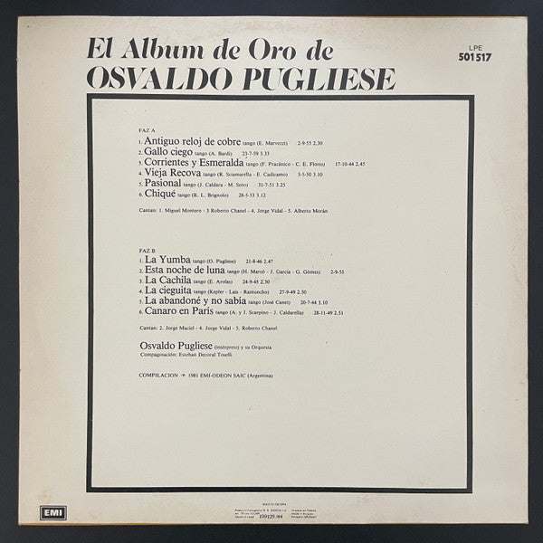 Master Release: El álbum de Oro by Osvaldo Pugliese