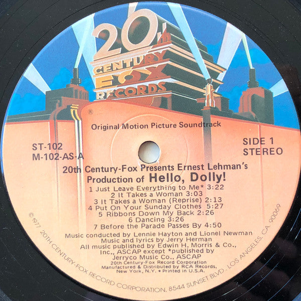 Hello, Dolly! (Original Motion Picture Soundtrack Album)
