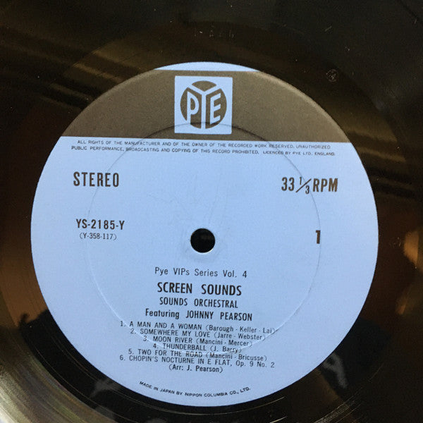 Release: Screen Sounds -Vinyl-Japan-1969-YS-2185-Y-23857940