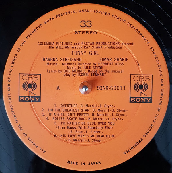 Funny Girl (The Original Sound Track Recording)