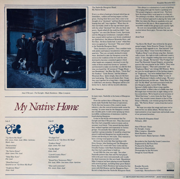 Master Release: My Native Home by The Nashville Bluegrass Band