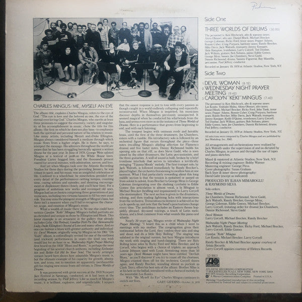 Release: Me Myself An Eye-Vinyl-US-1979-SD 8803-14787747