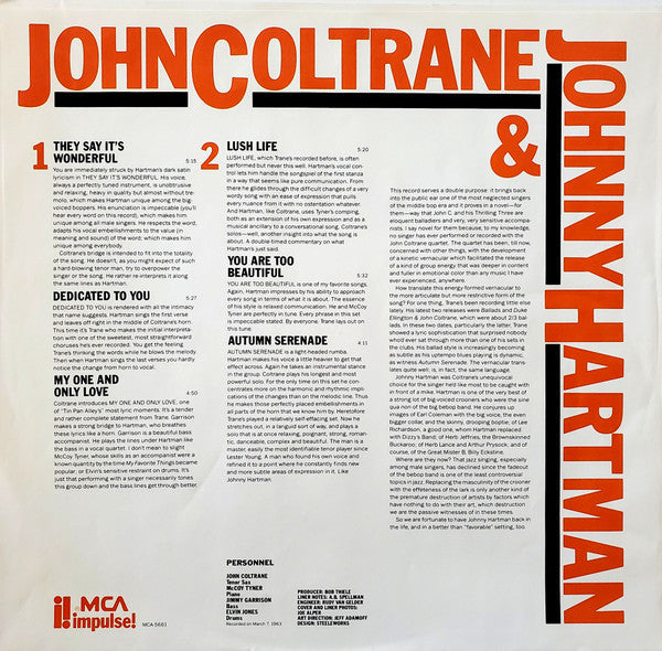 John Coltrane & Johnny Hartman