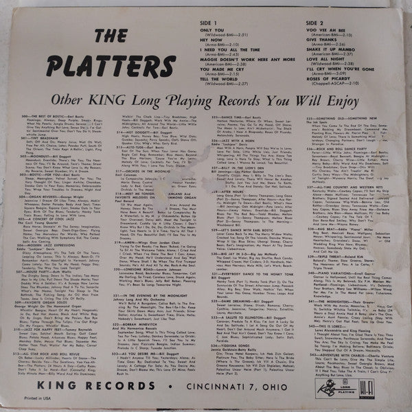 Master Release: The Platters by The Platters