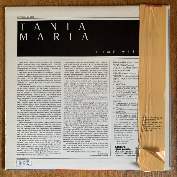 Master Release: Come With Me by Tania Maria