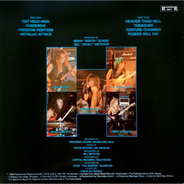 Release: Fist Held High-Vinyl-Europe-1984-RR 9807-13900297