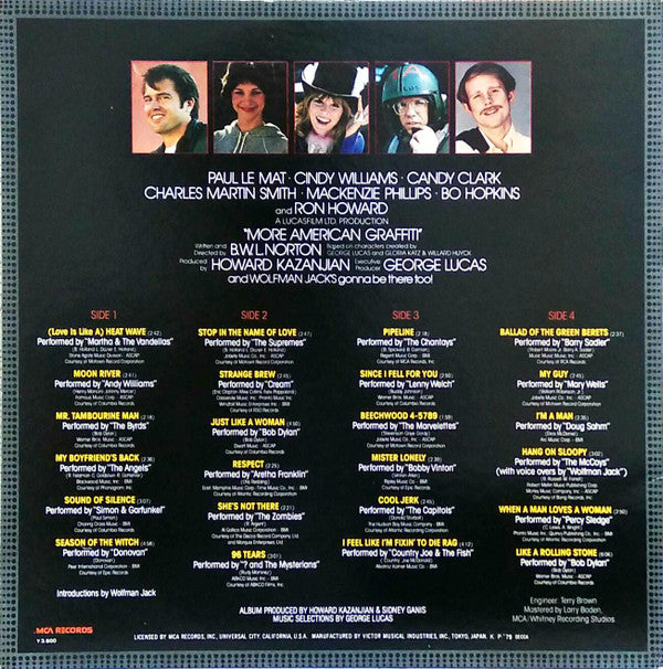 Original Motion Picture Soundtrack - More American Graffiti