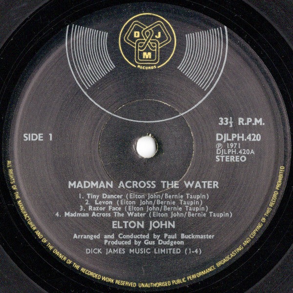 Madman Across The Water