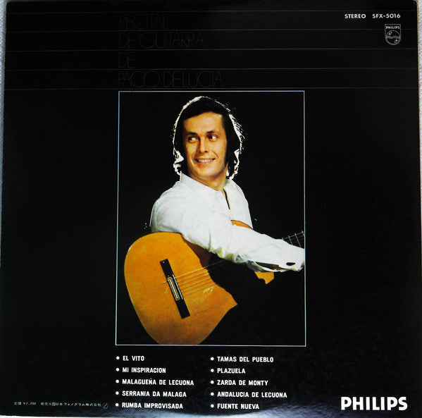 Recital De Guitarra De Paco De Lucia