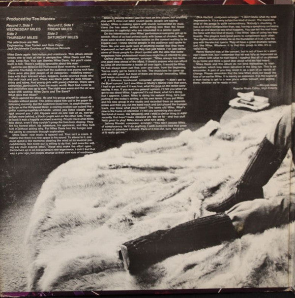 Release: Miles Davis At Fillmore-Vinyl-US-None-CG 30038, G 30038, 30038-10595158