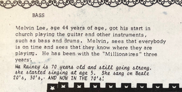 Memories Of Beale Street Vol. 1