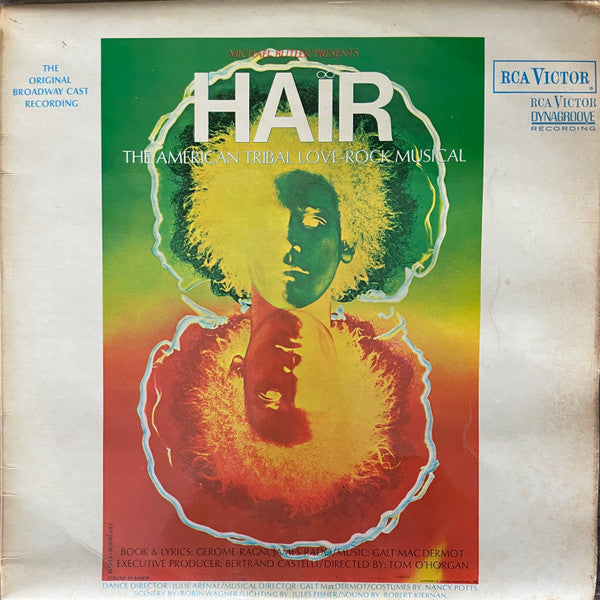 Release: Hair - The American Tribal Love-Rock Musical (The Original Broadway Cast Recording)-Vinyl-UK-1968-SF 7959-25053106