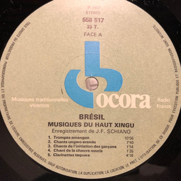 Brésil: Musiques Du Haut Xingu