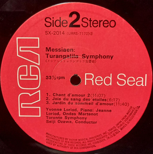 Turangalîla Symphony / November Steps