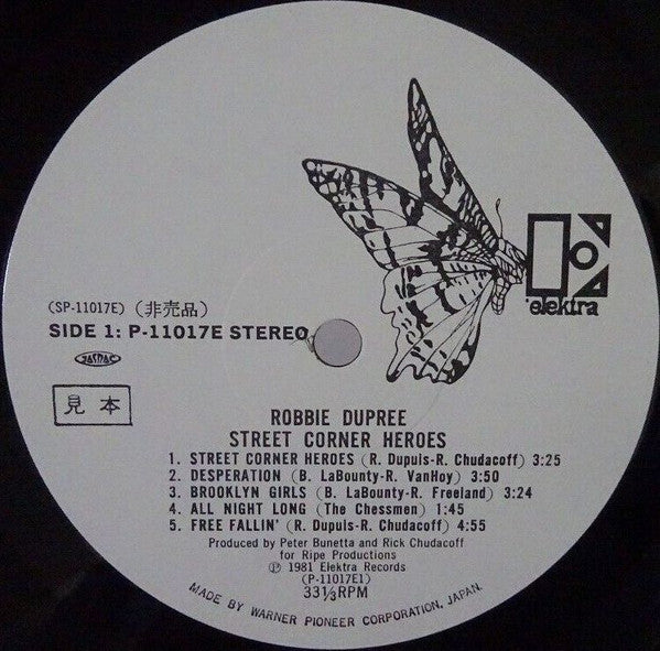 Release: Street Corner Heroes-Vinyl-Japan-1981-P-11017E-10617706
