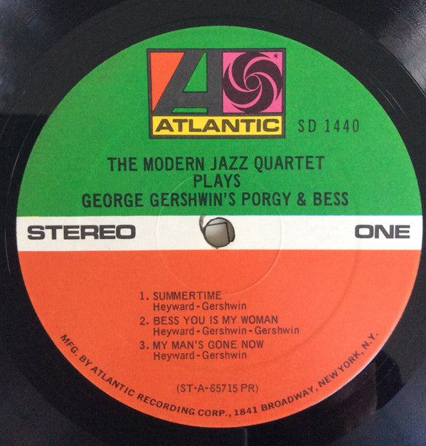 The Modern Jazz Quartet Plays George Gershwin's Porgy & Bess