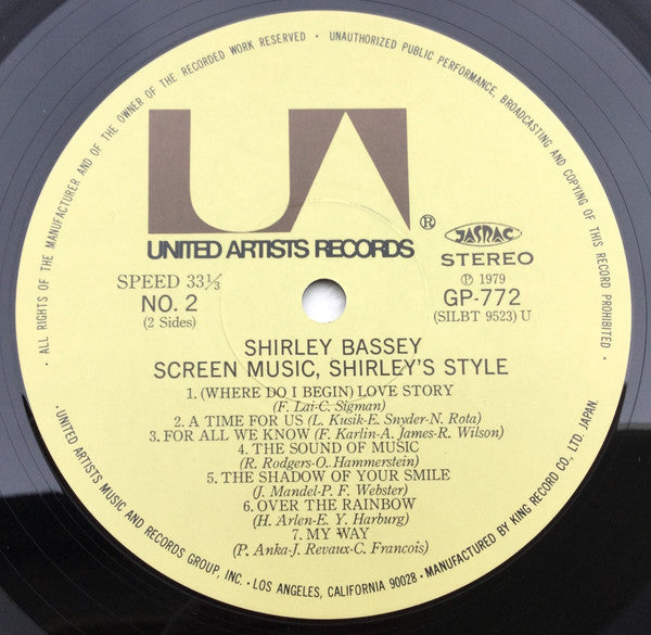 Screen Music, Shirley's Style