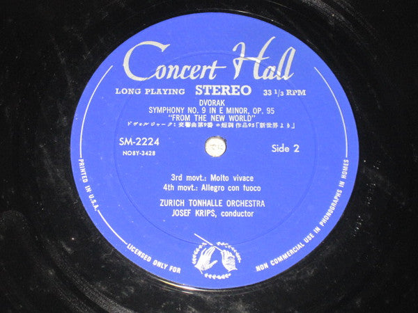 Release: Symphonie Nr. 9 In E-moll, Op. 95 "Aus Der Neuen Welt"-Vinyl-Japan-None-SM-2224-12318569