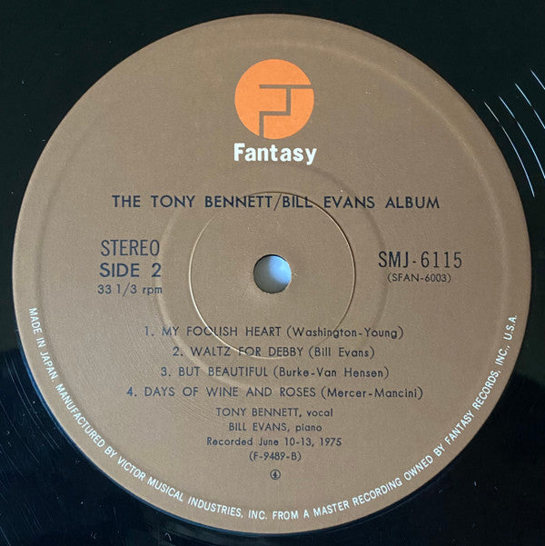 The Tony Bennett Bill Evans Album