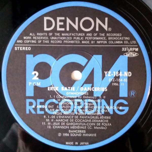 Erik Satie Danceries