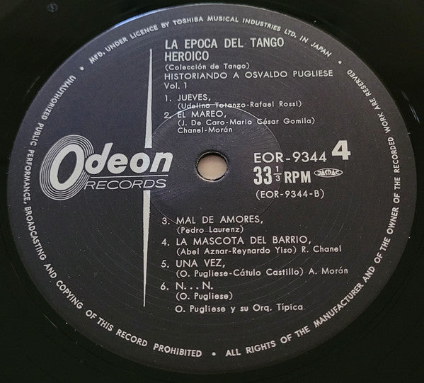 Historiando A Osvaldo Pugliese - Vol. 1