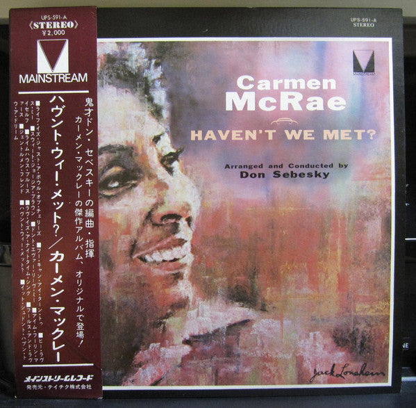 Master Release: Haven't We Met? by Carmen McRae