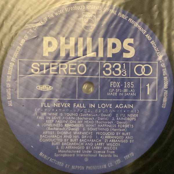 I'll Never Fall In Love Again