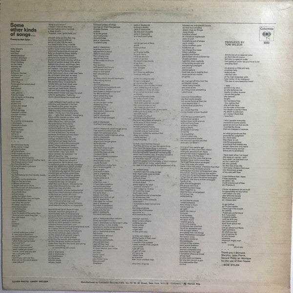 Release: Another Side Of Bob Dylan-Vinyl-US-None-PC 8993-16380609