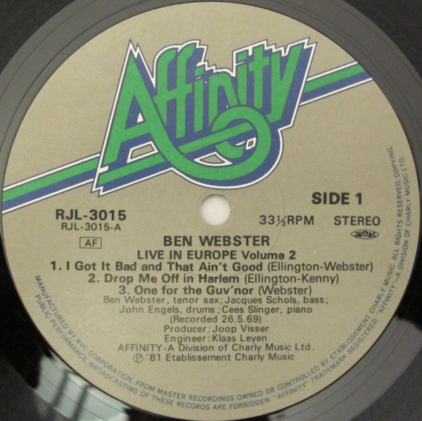 Live In Europe Volume Two