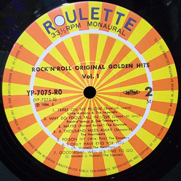 Rock'N'Roll Original Golden Hits Vol.1