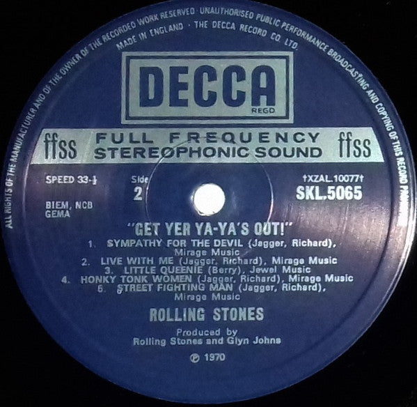 Get Yer Ya-Ya's Out! - The Rolling Stones In Concert
