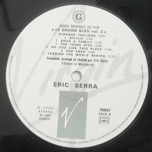 Le Grand Bleu Volume 2 (Bande Originale Du Film De Luc Besson)