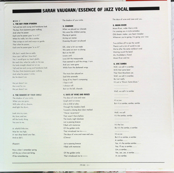 Essence of Jazz Vocal