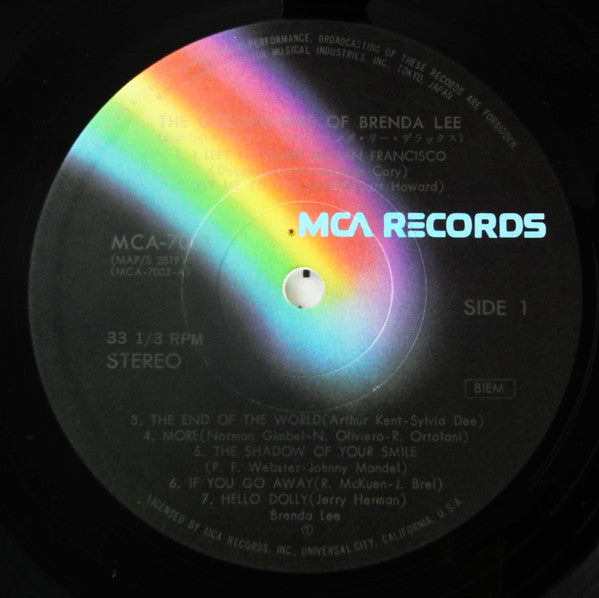 The Golden Hits Of Brenda Lee