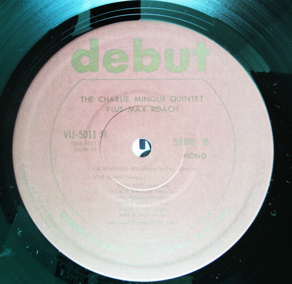 The Charles Mingus Quintet + Max Roach