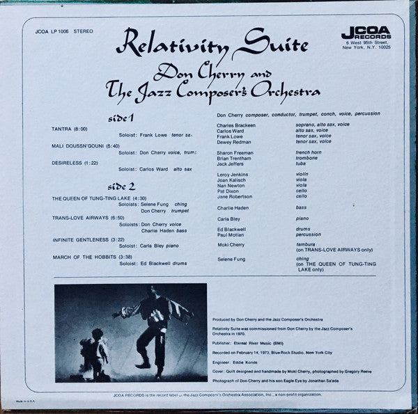 Release: Relativity Suite-Vinyl-US-1973-LP 1006-11563888