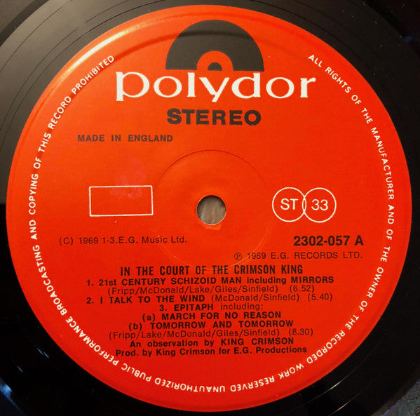 In The Court Of The Crimson King (An Observation By King Crimson)