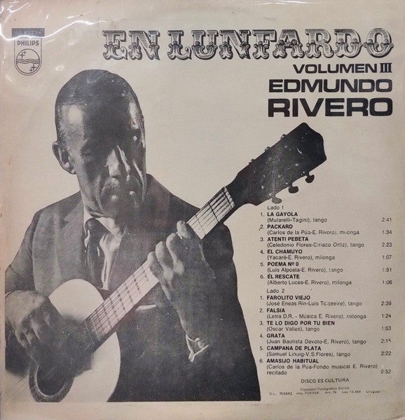 Release: En Lunfardo Vol. 3-Vinyl-Uruguay-1976-50 82236, 5082 236-32225952