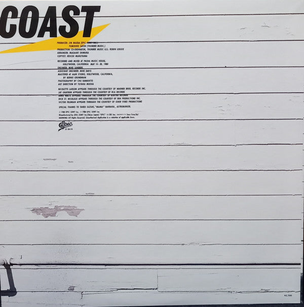 Release: Coast-Vinyl-Japan-1980-27･3H-23-14902097