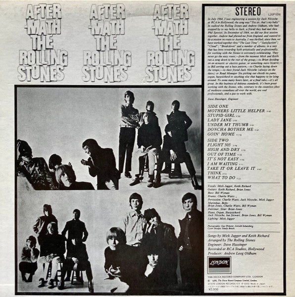 Release: Aftermath-Vinyl-Japan-1981-L20P 1016-31722845