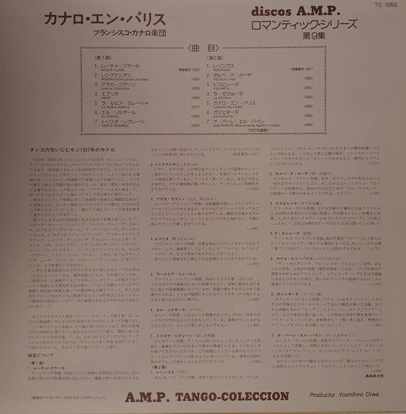 Canaro en Paris - Serie Romantica Vol.9