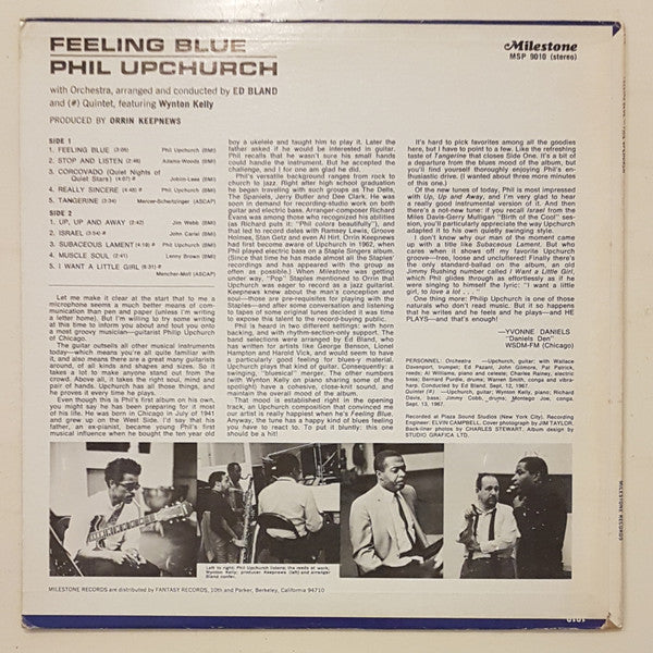 Master Release: Feeling Blue by Phil Upchurch