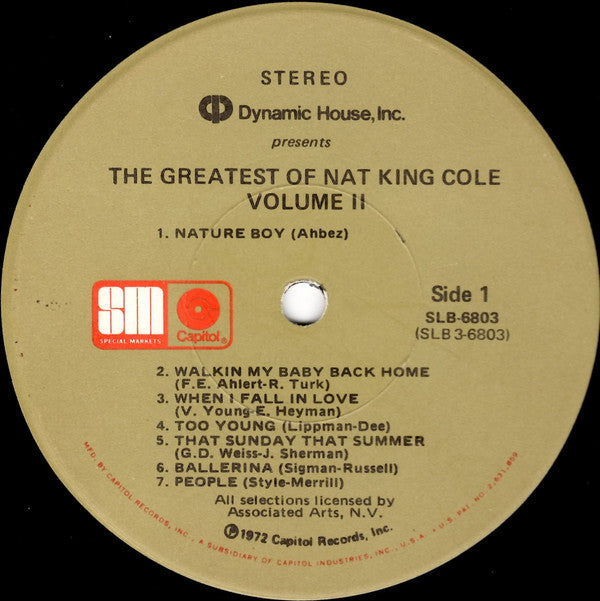 The Greatest Of Nat King Cole