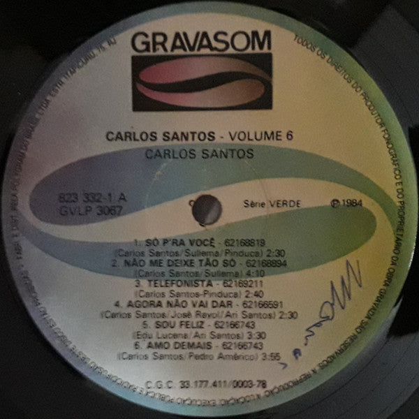 Carlos Santos - Volume 6
