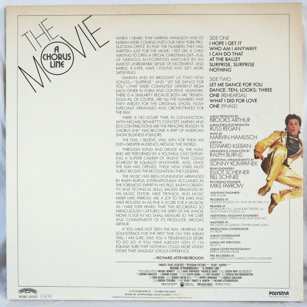 A Chorus Line - Original Motion Picture Soundtrack