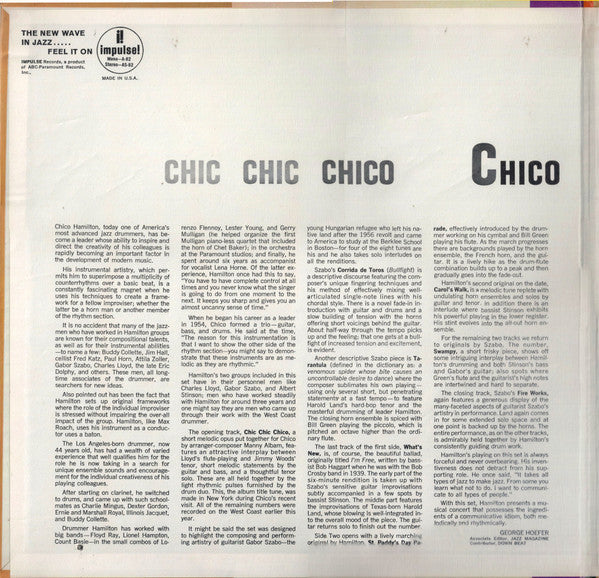 Release: Chic* Chic Chico-Vinyl-US-1972-AS-82, AS-82-5873958