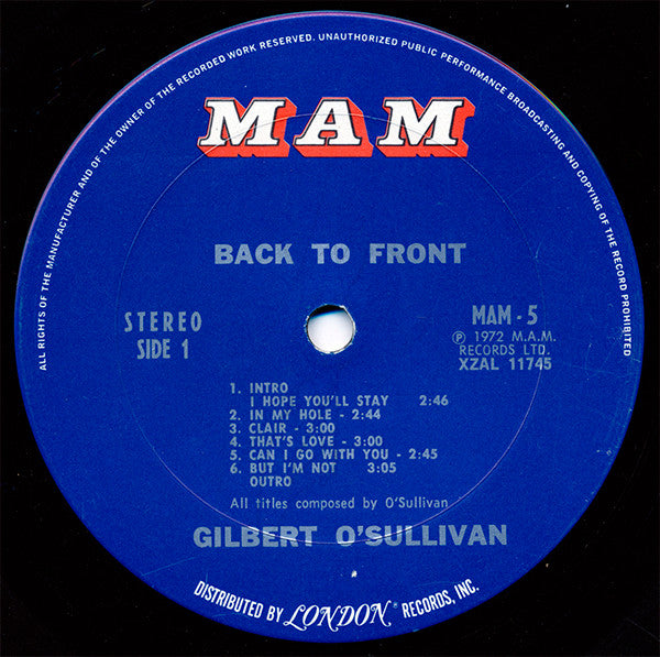 Back To Front
