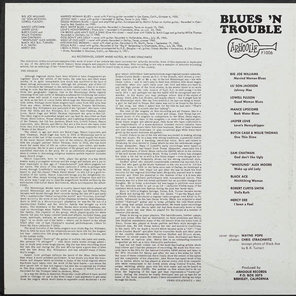 Master Release: Blues 'N Trouble by Various