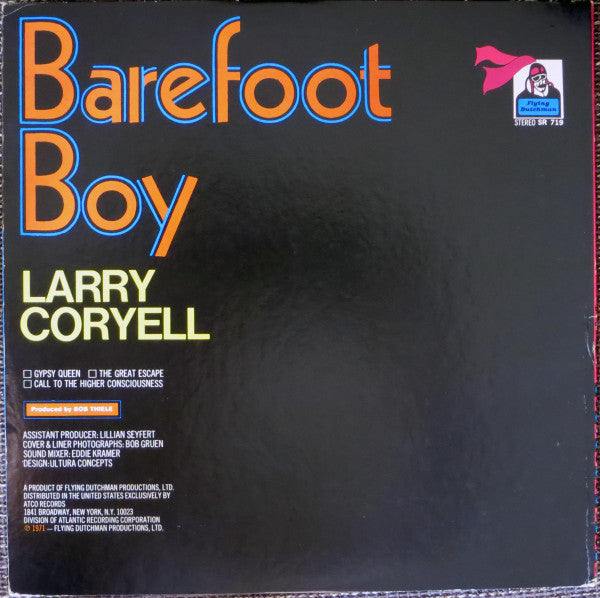 Master Release: Barefoot Boy by Larry Coryell